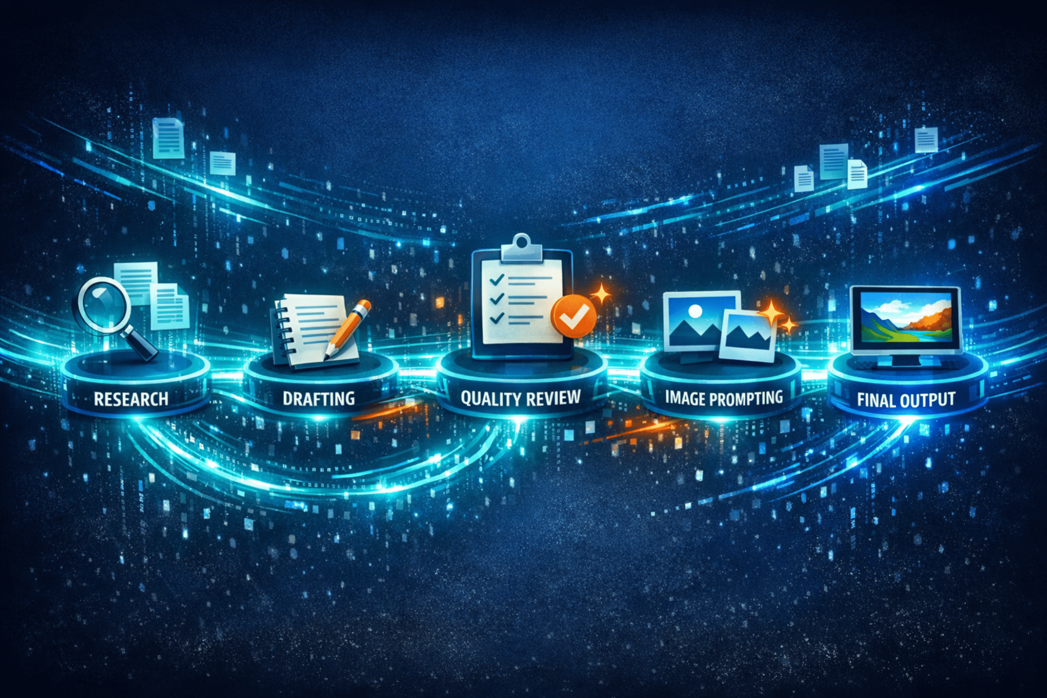 AI Content Creation: Our 5-Step Process (With the Exact Tools We Use)