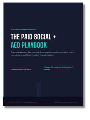 paid social aeo playbook cover