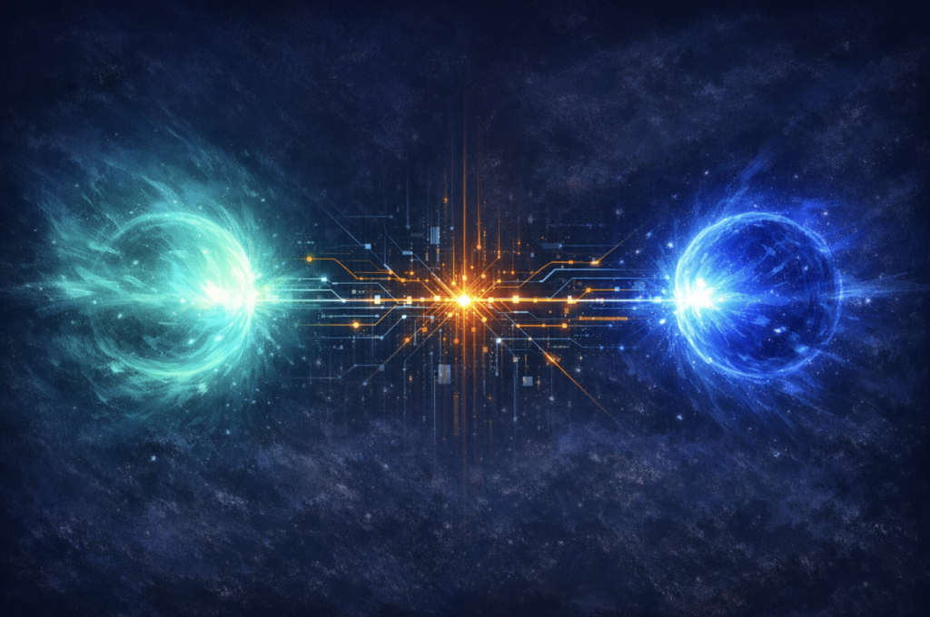 AEO vs GEO strategy comparison visualization for AI Advantage Agency showing performance metrics and AI search optimization.