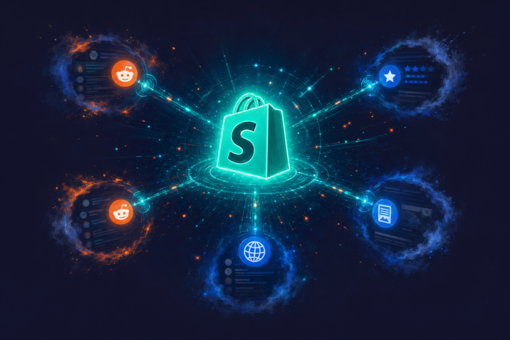 Shopify store cited in Perplexity